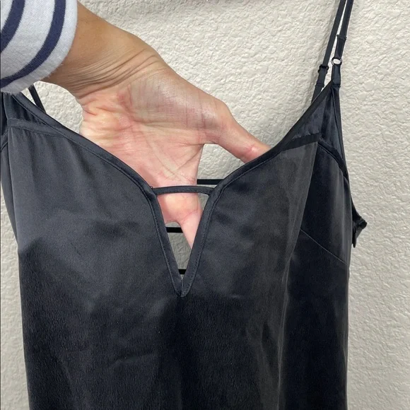 NWT Kiki De Montparnasse Harness Slip Dress Black Strappy Sz 8 - Picture 4 of 12